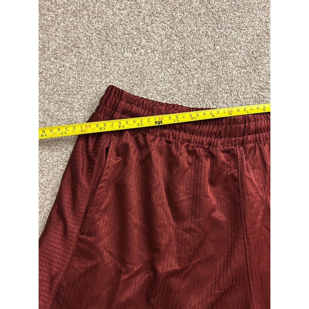 Haband Active Joe Mesh Athletic Shorts Mens L Maroon Excellent Textured Gym 84X - Picture 5 of 8